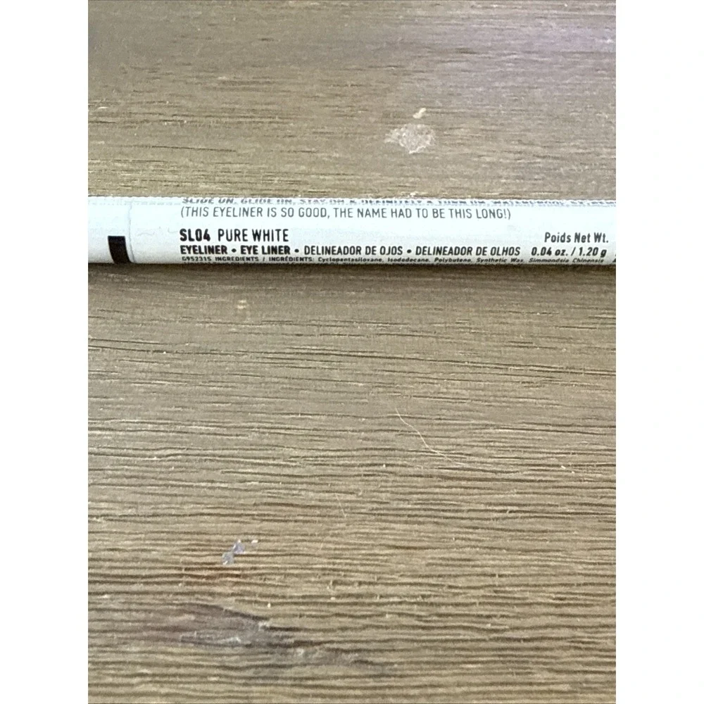 NYX PROFESSIONAL MAKEUP Slide On Pencil, Waterproof Eyeliner Pencil - Pure White